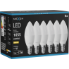 Mexen Nova 6x LED lemputė E14, C37, 10W, Šilta - 3000K, 1055 lm - L102-E14-1030-01x06