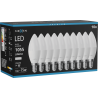 Mexen Nova 10x LED lemputė E14, C37, 10W, Neutrali - 4000K, 1055 lm - L102-E14-1040-01x10