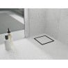 Mexen Flat-Q M13 grindų trapas kvadratinis 15 x 15 cm, juodas - 1710015