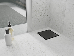 Mexen Flat-Q M13 grindinis nutekėjimas kvadratinis 15 x 15 cm, juodas - 1710015