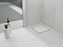 Mexen Flat-Q M13 kvadratinė grindų drenažas 12 x 12 cm, balta - 1210012