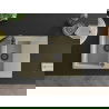 Mexen Gaspar pusantrinė granitinė plautuvė su džiovykle 737 x 475 mm, Smėlio spalvos, sifonas Juoda - 6507731505-69-B