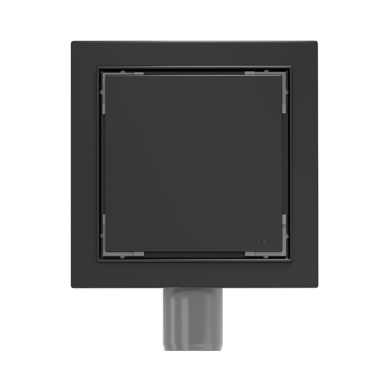 Mexen Flat-Q M13 grindų nutekėjimo kvadratinė 20 x 20 cm, juoda - 1710020