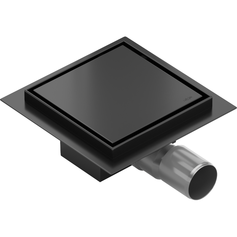 Mexen Flat-Q M13 grindų nutekėjimo kvadratinė 20 x 20 cm, juoda - 1710020