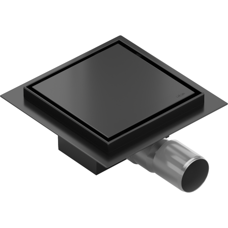 Mexen Flat-Q M13 grindų nutekėjimo kvadratinė 20 x 20 cm, juoda - 1710020