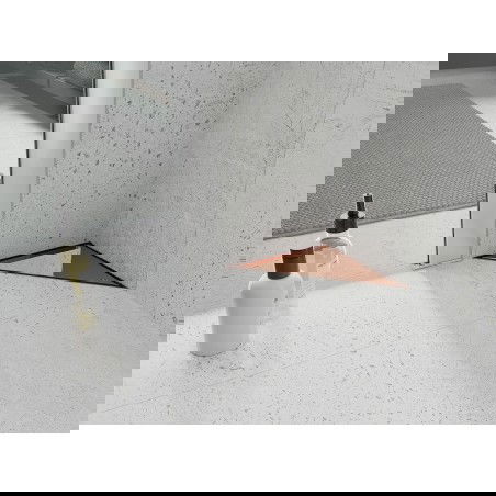 Mexen Flat-T M13 grindų įleidžiamas trikampis 20 x 20 cm, rožinis auksas - 1610320