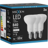 Mexen Nova 3x LED lemputė E14, R50, 8W, neutrali - 4000K, 840 lm - L103-E14-0840-01x03