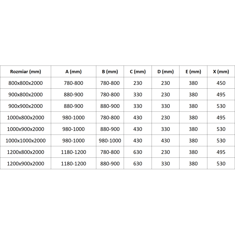 Mexen Exo pusapvalė slankiojanti dušo kabina 100 x 80 cm, skaidri, auksinė - 8132-100-080-50-00