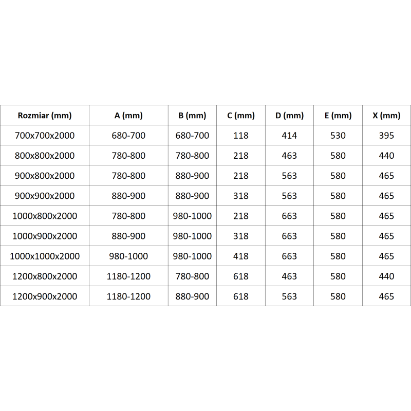 Mexen Exo asimetriška pusapvalė dušo kabina su stumdomomis durimis 90 x 80 cm, skaidri, chromuota - 8131-090-080-01-00