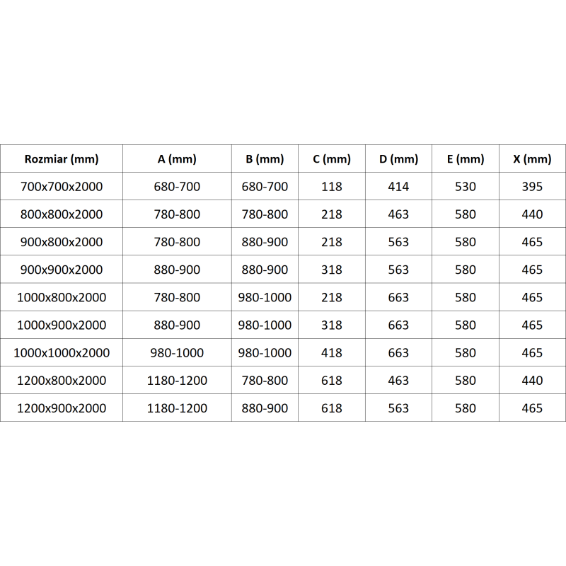 Mexen Exo pusiau apvali dušo kabina su stumdomomis durimis 70 x 70 cm, skaidri, chromas - 8131-070-070-01-00
