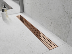 Mexen Flat M08 dangtis linijiniam nutekėjimui, 70 cm, rožinis auksas - 1625070