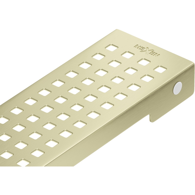 Mexen Flat M08 apdailos elementas linijiniam drenažui 60 cm, aukso spalvos šlifuotas - 1A25060