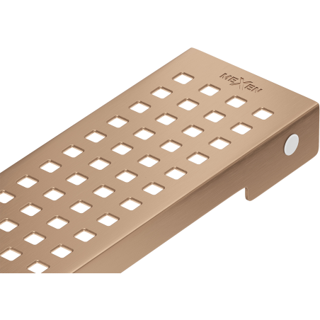 Mexen Flat M08 80 cm ilgio linijinio drenažo dangtelis, šlifuota varis - 1C25080