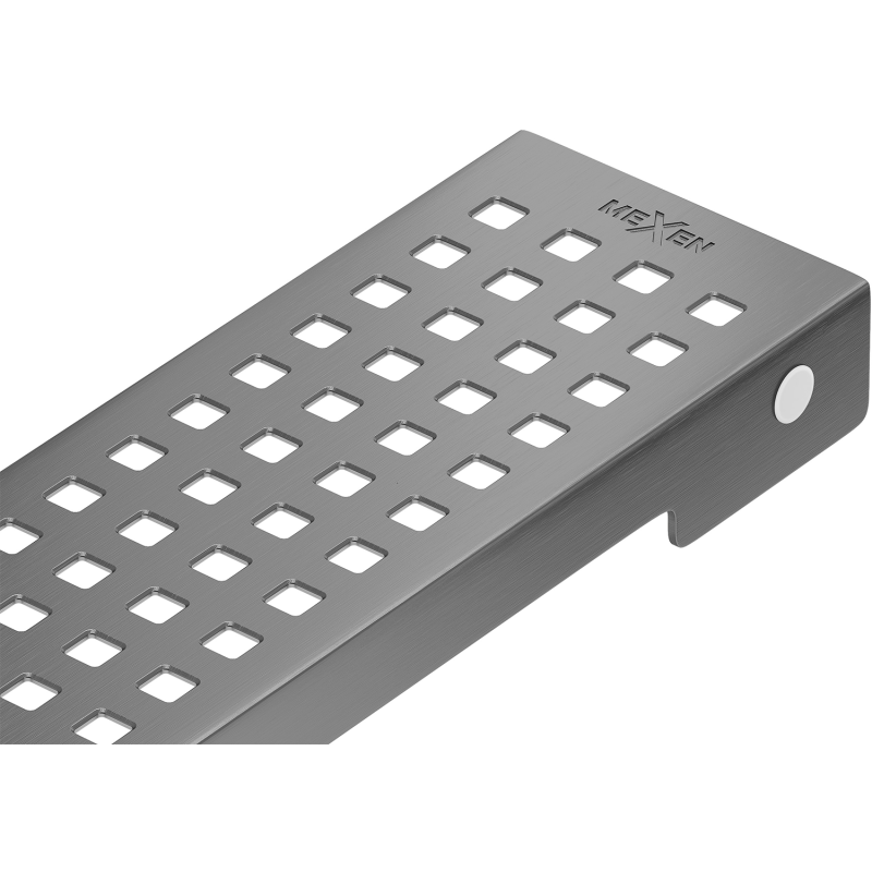 Mexen Flat M08 latakų dangtelis 90 cm, šepetėtas gun gray - 1E25090