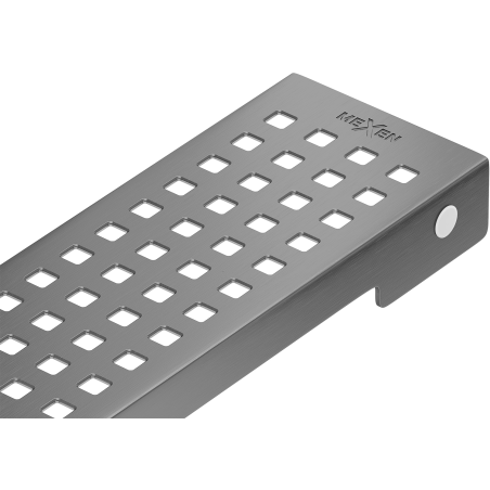 Mexen Flat M08 latakų dangtelis 90 cm, šepetėtas gun gray - 1E25090