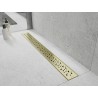 Mexen Flat M12 linijinis nutekėjimo dangtis 100 cm, šlifuotas auksinis - 1A21100