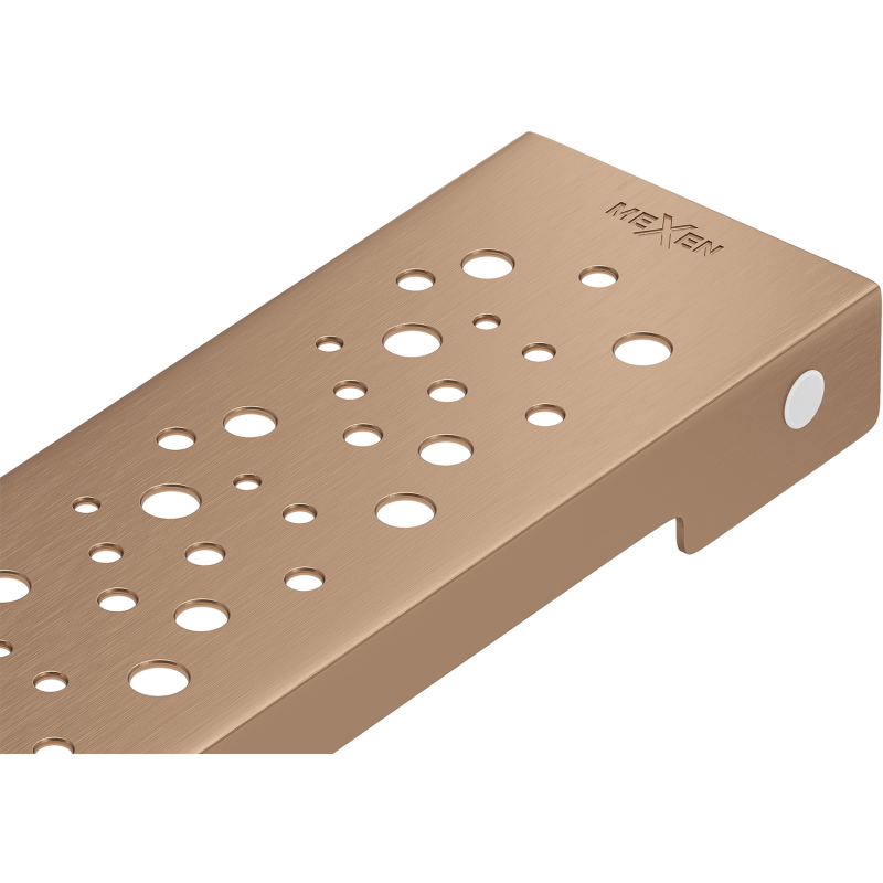 Mexen Flat M12 linijinio nutekėjimo dangtelis 100 cm, šlifuotas varis - 1C21100