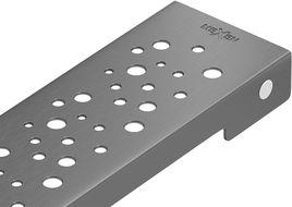 Mexen Flat M12 dangtis linijiniam nutekėjimui 90 cm, gun pilkas šlifuotas - 1E21090