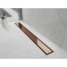 Mexen Flat M13 kaukė 2 viename linijiniam nutekėjimui 70 cm, rožinis auksas - 1619070
