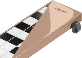 Mexen Flat M13 maskuotė 2w1 linijiniam nutekėjimui 100 cm, rožinis auksas - 1619100