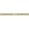Mexen Flat M13 dangtis 2 viename linijiniam nutekėjimui 70 cm, auksinis šlifuotas - 1A19070