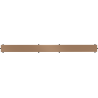 Mexen Flat M13 dangtis 2 viename linijiniam nutekėjimui 50 cm, šlifuotas varis - 1C19050