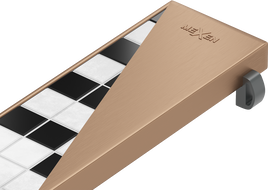 Mexen Flat M13 2-in-1 dangtelis linijiniam nutekėjimui 80 cm, šlifuotas varis - 1C19080