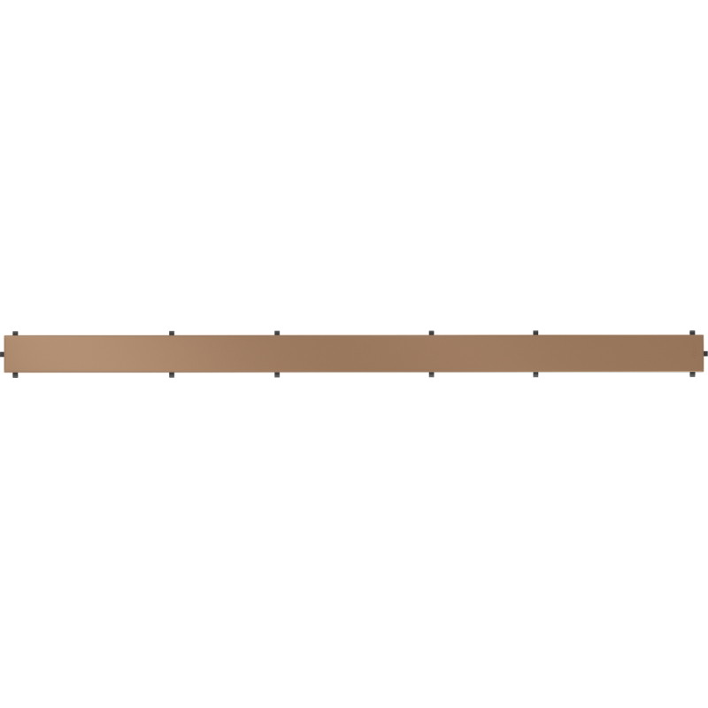 Mexen Flat M13 maskownica 2w1 linijiniam nutekėjimui 90 cm, šlifuota varis - 1C19090