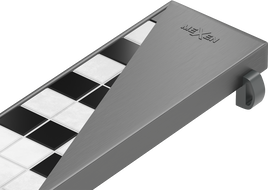 Mexen Flat M13 dangtis 2 viename linijiniam nutekėjimui 80 cm, šešėliai pilkas šlifuotas - 1E19080