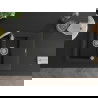 Mexen Gaspar pusantrinė granitinė plautuvė su trumpa džiovykle 737 x 475 mm, Juoda - 6507731505-77