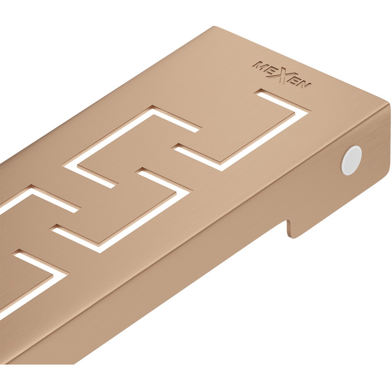 Mexen Flat M15 linijinio drenažo dangtelis 70 cm, šlifuotas varis - 1C24070