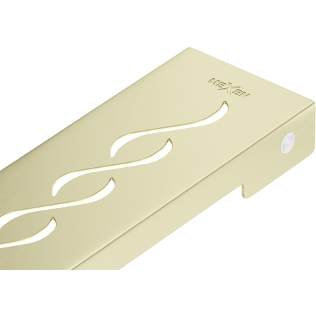 Mexen Flat M18 linijinio plyšio dangtelis 50 cm, šlifuotas auksinis - 1A23050