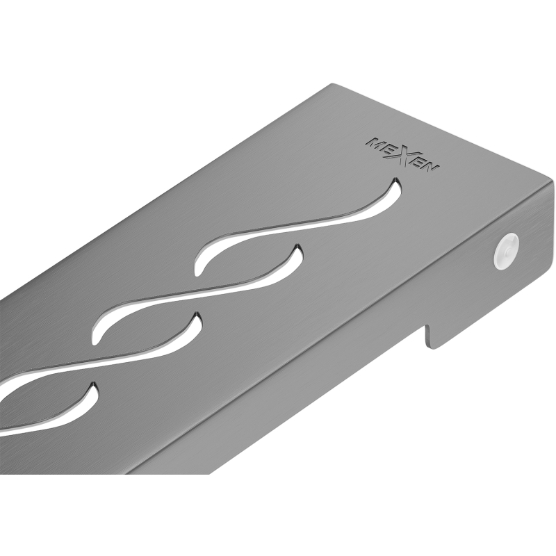 Mexen Flat M18 dangtis linijiniam nutekėjimui 60 cm, gun gray šlifuotas - 1E23060