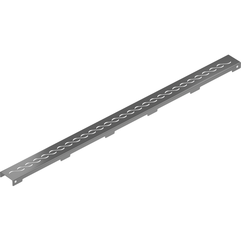 Mexen Flat M18 apdailos dangtelis linijiniam nutekėjimui 100 cm, šukuotas ginklo pilkumo - 1E23100
