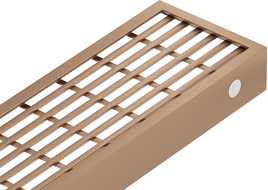 Mexen Flat M33 dangtelis linijiniam nutekėjimui 60 cm, šlifuotas varis - 1C33060
