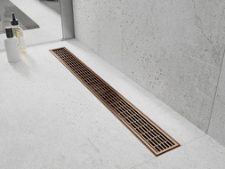 Mexen Flat M33 dangtis linijiniam nutekėjimui 70 cm, šlifuota varis - 1C33070