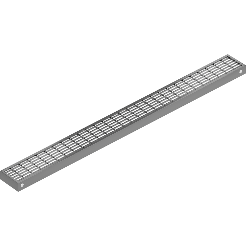Mexen Flat M33 kaukė linijiniam nutekėjimui 50 cm, matinė pilka šepečiuota - 1E33050