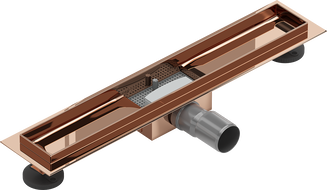 Mexen Flat 60 cm linijinės drenažo korpusas, rožinis auksas - 1615060