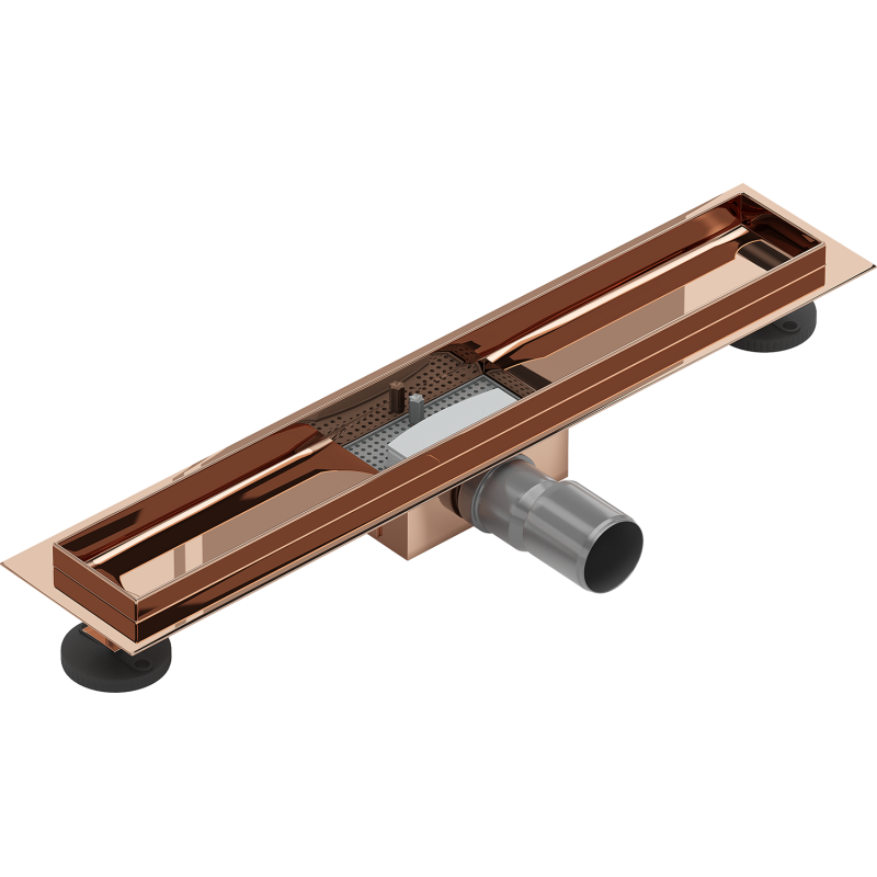 Mexen Flat korpus linijiniam nutekėjimui 50 cm, rožinis auksas - 1615050