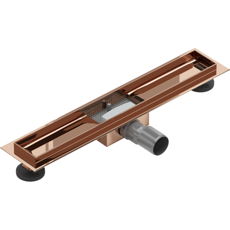 Mexen Flat korpus linijiniam nutekėjimui 50 cm, rožinis auksas - 1615050