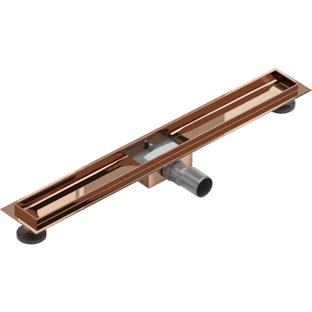 Mexen Flat korpus linijinio nutekėjimo 80 cm, rožinis auksas - 1615080