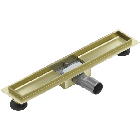 Mexen Flat korpus linijinio nutekėjimo 50 cm, aukso spalvos šlifuotas - 1A15050
