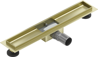 Mexen Flat linijinio nutekėjimo kūnas 60 cm, matinė auksinė - 1A15060