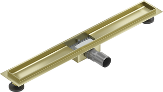 Mexen Flat linijinio nutekėjimo korpusas 70 cm, šlifuotas auksu - 1A15070