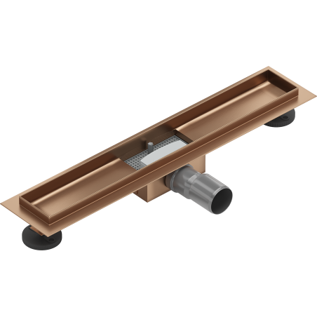 Mexen Flat 60 cm linijinio nutekėjimo korpusas, šlifuotas varis - 1C15060