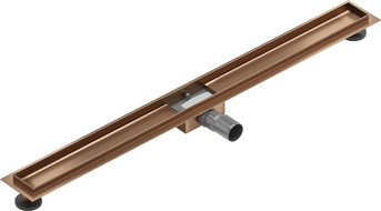 Mexen Flat linijinio latako korpusas 90 cm, šlifuotas varis - 1C15090