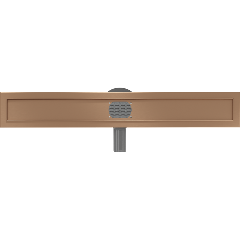 Mexen Flat 360° linijinės nuotekos korpusas sukamasis 70 cm, valcuota varis - 1C40070