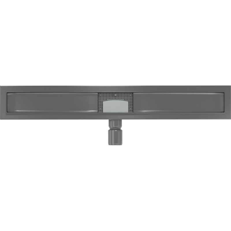 Mexen Flat linijinio nutekėjimo korpusas 70 cm, šlifuota tamsiai pilka - 1E15070