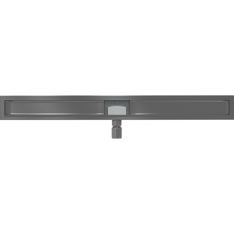 Mexen Flat 90 cm ilgio linijinio nutekėjimo korpusas, gun grey šlifuotas - 1E15090