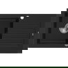 Mexen Pablo vienguba granitinė plautuvė su džiovykle 752 x 436 mm, Juoda - 6510751010-77